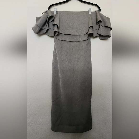 KEEPSAKE Off the Shoulder Midi - Picture 1 of 16